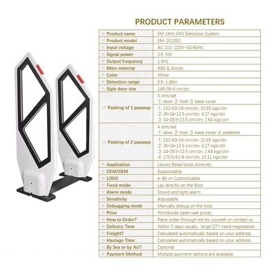 1KHz EM EAS System Single Channel Book Anti Theft System