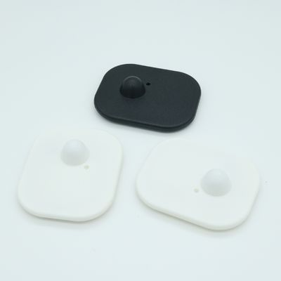 White Big Square EAS 8.2MHz Security Hard RF Tag Supermarket Retail Store