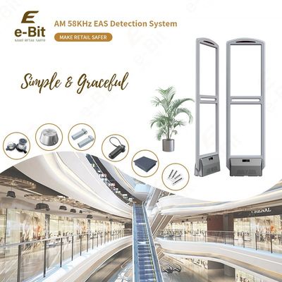 Max 3.6m Induction Range Anti Theft System For Clothing Store 58KHz EAS System