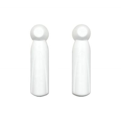 White Retail Store EAS 58KHz AM Security Hard Tag 51mm