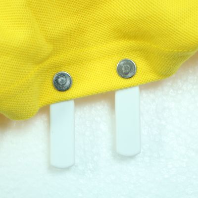 White Retail Store EAS 58KHz AM Security Hard Tag 51mm