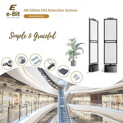 58KHz AM EAS System Transparent Acrylic Antenna 1.6-3.2m Induction Range