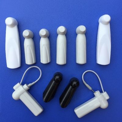 White Retail Store EAS 58KHz AM Security Hard Tag 51mm