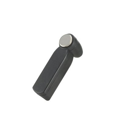 46mm EAS 58KHz Hard AM Security Tags Black ABS For Supermarket Clothing Store