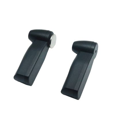 46mm EAS 58KHz Hard AM Security Tags Black ABS For Supermarket Clothing Store