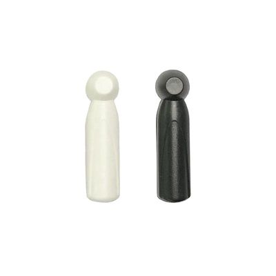 46mm EAS 58KHz Hard AM Security Tags Black ABS For Supermarket Clothing Store