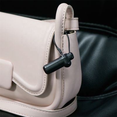 Black EAS 8.2MHz Hard RF Security Tag With Steel Wire For Retail Store