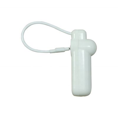 Retail Store EAS 8.2MHz Hard RF Security Tag White With Steel Wire