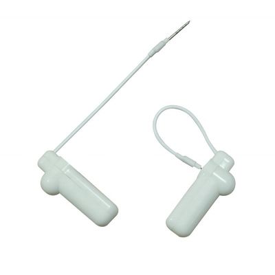 Retail Store EAS 8.2MHz Hard RF Security Tag White With Steel Wire