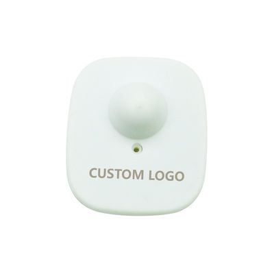 Grey EAS 8.2MHz Security Hard RF Tag Small Square For Retail Store
