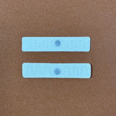Supermarket Security RFID Soft Label COB Washable Material 70 X 15mm Customizable Chip Code