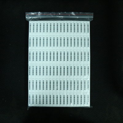 58KHz EAS AM Soft Security Tags Anti Metal Shield 45 X 11 X 7mm Bar Code