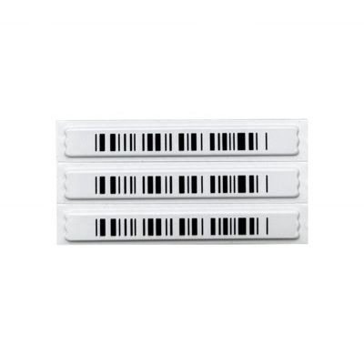 Shopping Mall EAS 58KHz Security AM Soft Label  45 X 6 X 2mm Bar Code