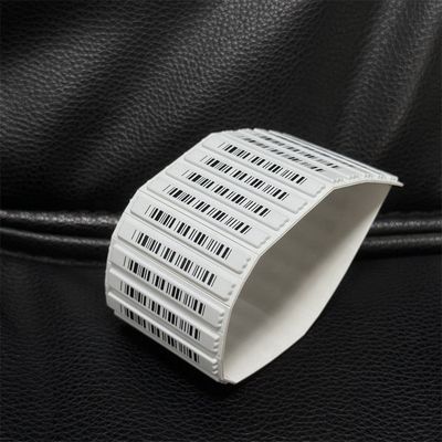 Shopping Mall EAS 58KHz Security AM Soft Label  45 X 6 X 2mm Bar Code