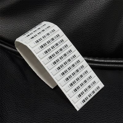 Shopping Mall EAS 58KHz Security AM Soft Label  45 X 6 X 2mm Bar Code