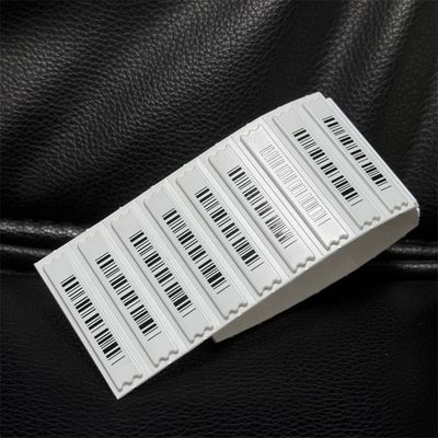 EAS 58KHz Security AM Soft Label  45 X 11 X 2mm Pure Bar Code