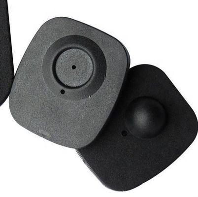 Pacaba Black Small Square Retail Store EAS 8.2MHz Hard RF Security Tags