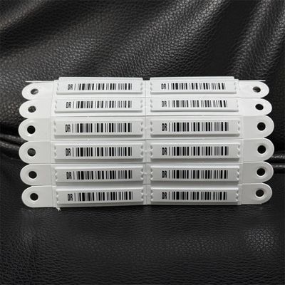 AM Security Soft Label EAS 58KHz 60 X 11 X 2mm With String Bar Code