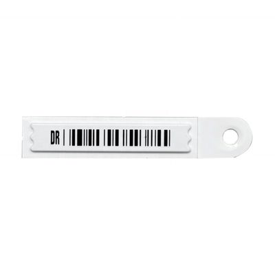 AM Security Soft Label EAS 58KHz 60 X 11 X 2mm With String Bar Code