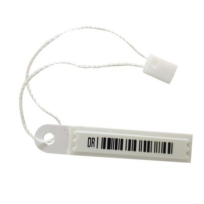 AM Security Soft Label EAS 58KHz 60 X 11 X 2mm With String Bar Code