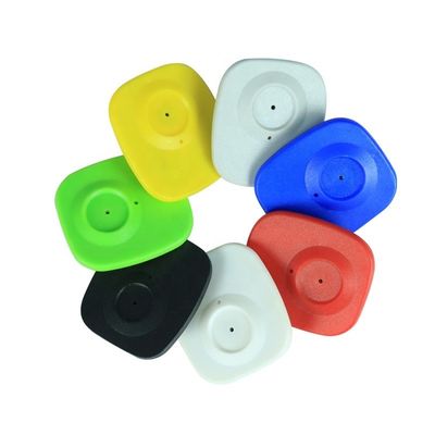 EAS 8.2MHz RF Security Hard Tag Various Colors Small Square For Retail Store