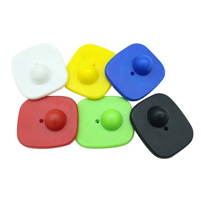 EAS 8.2MHz RF Security Hard Tag Various Colors Small Square For Retail Store