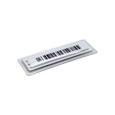50 X 13 X 2mm Waterproof Bar Code EAS 58KHz Security AM Soft Label