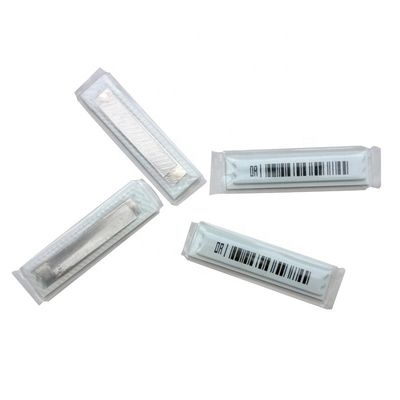 50 X 13 X 2mm Waterproof Bar Code EAS 58KHz Security AM Soft Label