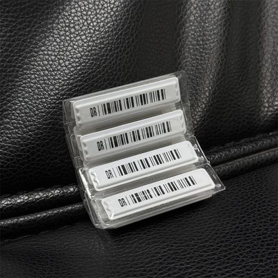 50 X 13 X 2mm Waterproof Bar Code EAS 58KHz Security AM Soft Label
