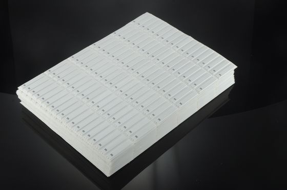 EAS 58KHz AM Security Soft Label  45 X 11 X 2mm Without Bar Code