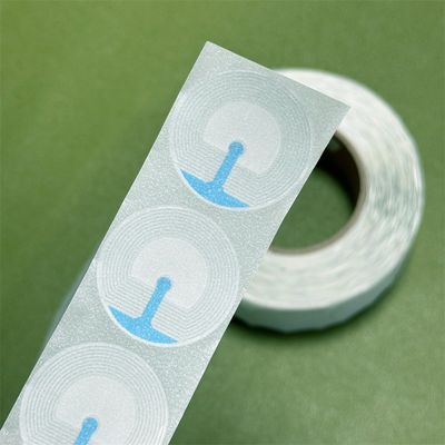 Security RF Soft Label Round EAS 8.2MHz Diameter 40mm Without Bar Code