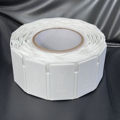Security RFID Soft Label Silver Roll Customizable Chip Code Size