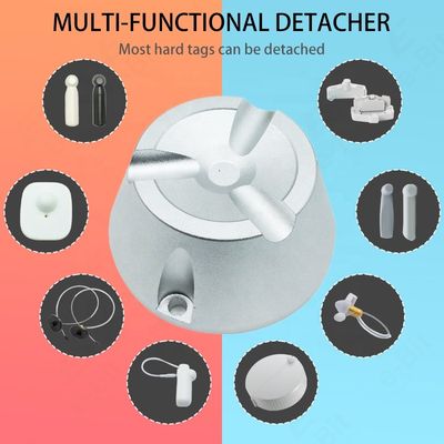 Magnet EAS Hard Tag Detacher Aluminum Alloy Housing 5800Gs Security Tag Remover