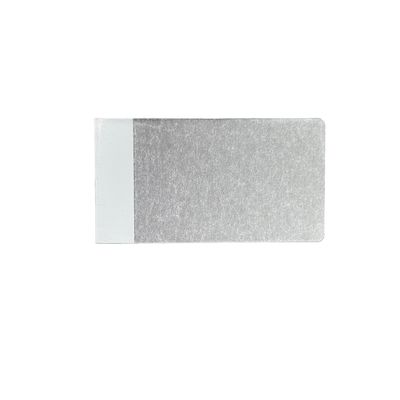 Anti Metal Shield Security RFID Soft Label Silver Customizable Chip Code