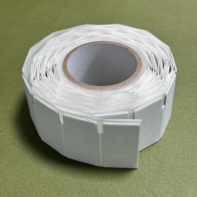Anti Metal Shield Security RFID Soft Label Silver Customizable Chip Code