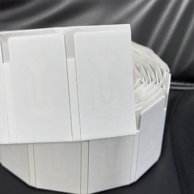 Anti Metal Shield Security RFID Soft Label Silver Customizable Chip Code