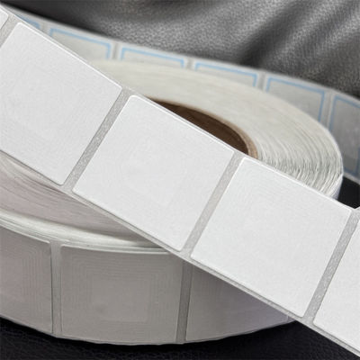Security RF Soft Label EAS 8.2MHz 30 X 30mm Coated Paper Without Bar Code