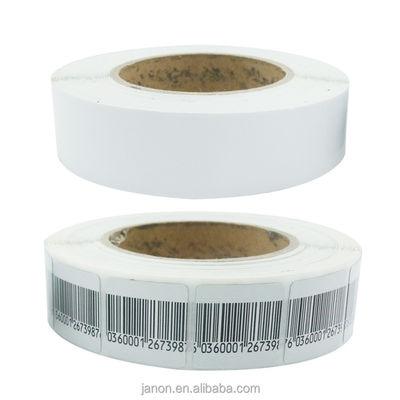 Security RF Soft Label EAS 8.2MHz 30 X 30mm Coated Paper Without Bar Code