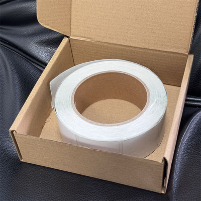 Retail Store EAS 8.2MHz Security RF Soft Label 40 X 40mm Coated Paper Without Bar Code