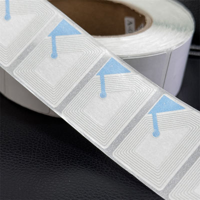 Anti Theft RF Soft Label EAS 8.2MHz 30 X 40mm Coated Paper Without Bar Code