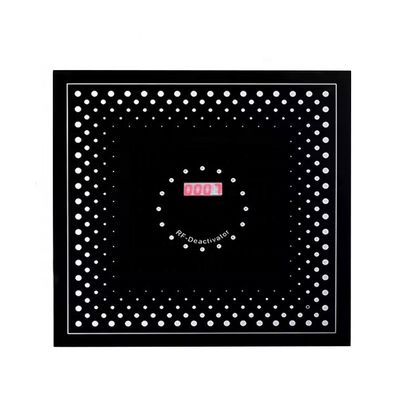 8.2MHz EAS RF Label Deactivator Black Glass Panel Soft Label Degausser
