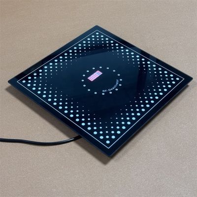 8.2MHz EAS RF Label Deactivator Black Glass Panel Soft Label Degausser