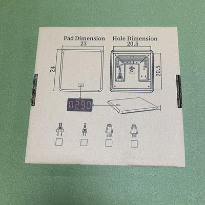 Black 8.2MHz EAS Label Deactivator Ultra Thin RF Soft Label Degausser