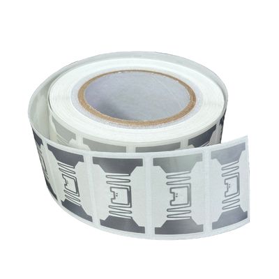 860-960MHz RFID Soft Security Tag 53 X 33mm Silver Roll Customizable Chip Code