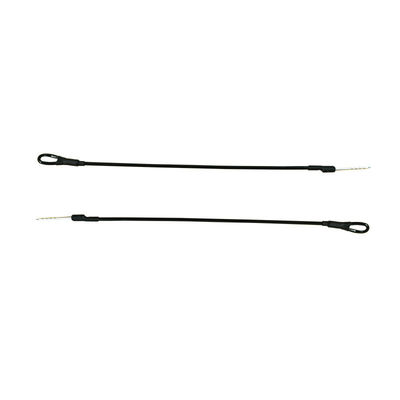 17cm Black Plastic Housing Wire Rope With 1 Ring And 1 Pin EAS Tag