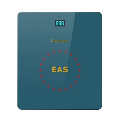 AM 58KHz EAS Label Deactivator Green Glass Panel Soft Label Degausser