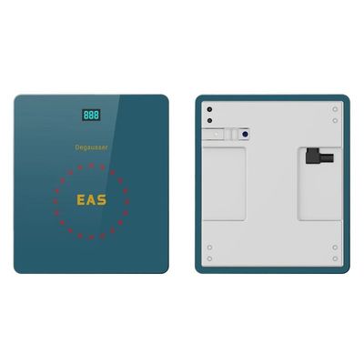 AM 58KHz EAS Label Deactivator Green Glass Panel Soft Label Degausser