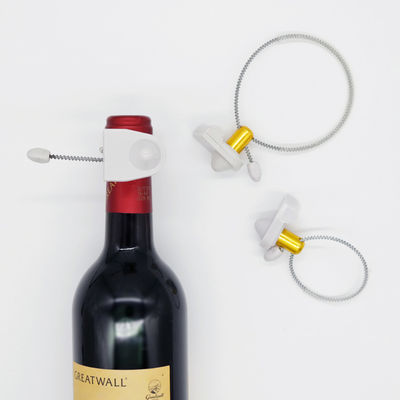 AM EAS 58KHz Security Hard Tag With 50mm Steel Wire For Can Bottle