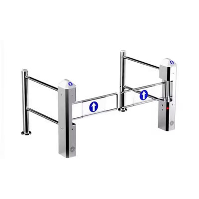 Mirror Stainless Steel Radar Infrared Induction Automatic Swing Turnstile