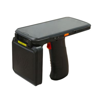 Black Handheld RFID PDA Reader UHF 860-960MHz For Inventory Management